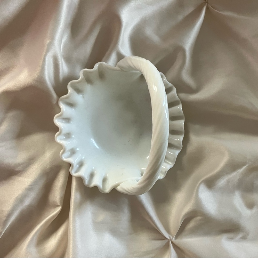 Decorative White Basket